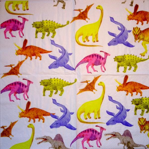048 Dinosaur - 3-ply - Dragon Tales 2001